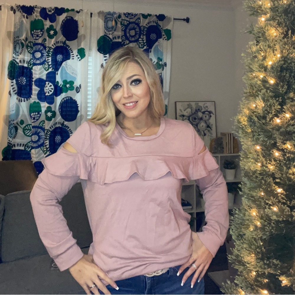 Brigitte Brianna Ruffle Sweatshirt - Picture 5 of 5